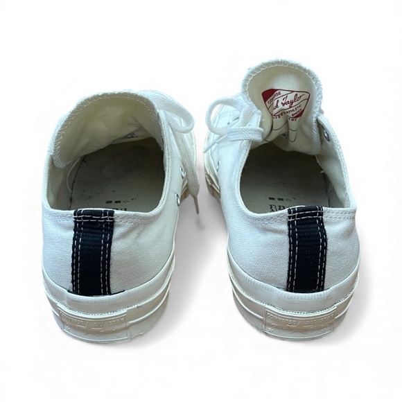 EUC - Comme des Garçons Play x Converse Heart Logo Sneakers - Picture 3 of 9